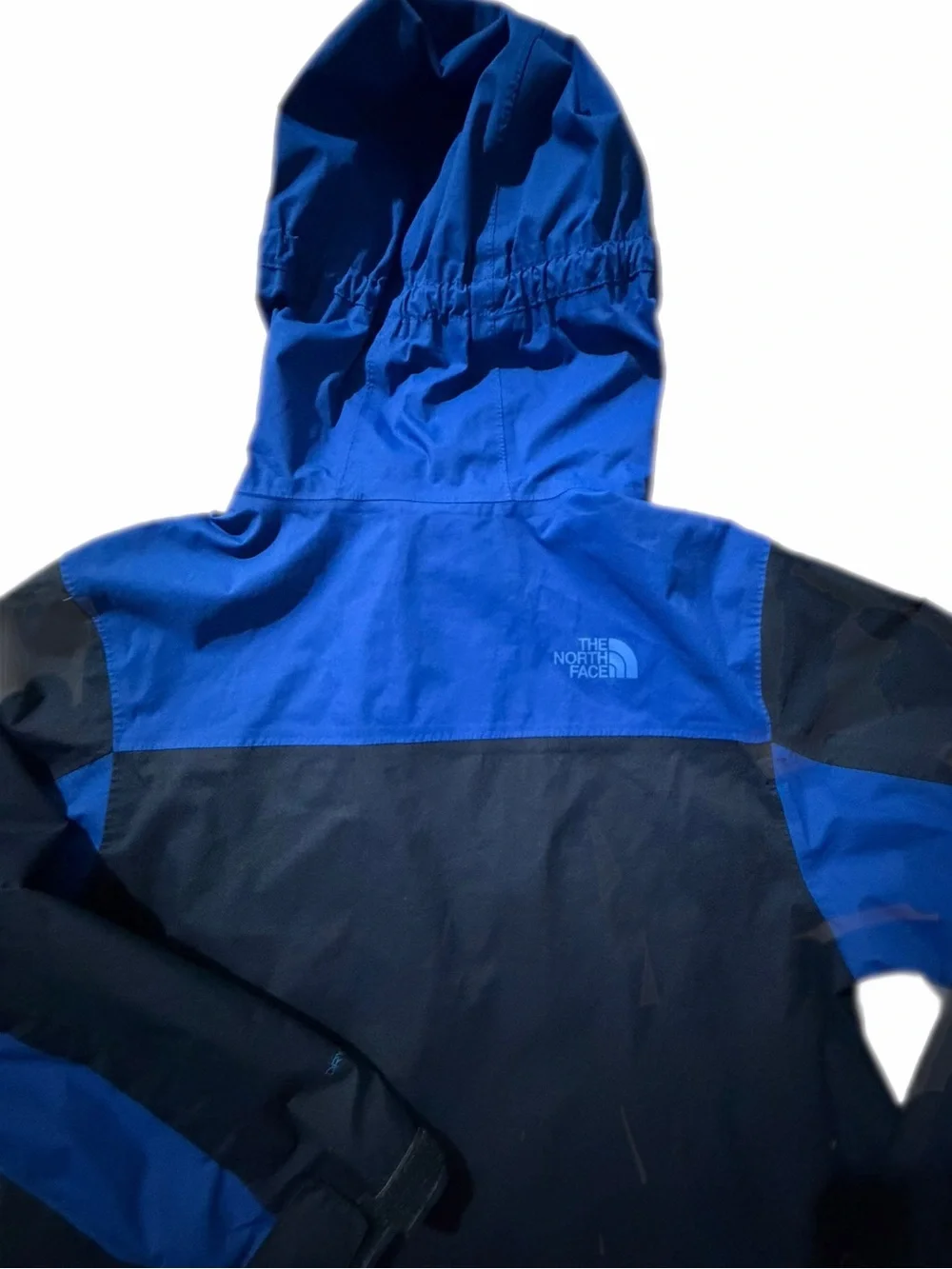 The North Face Axel Triclimate Kids Navy & Royal Blue Hooded Rain Jacket Medium